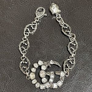 Authentic Gucci Marmont Crystal GG Bracelet